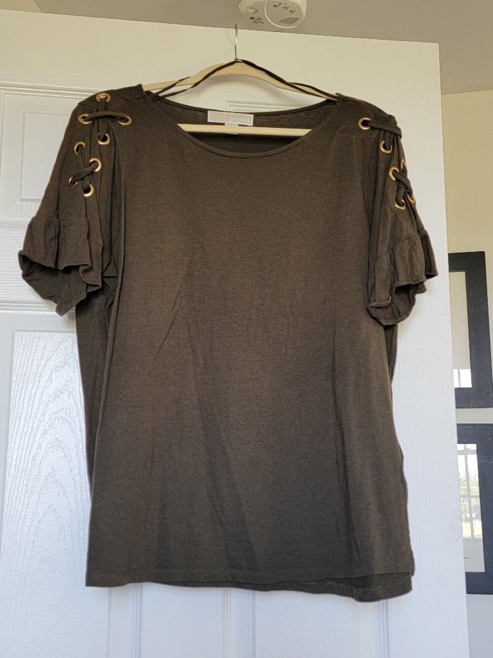 Michael Kors SS Butterfly sleeved top